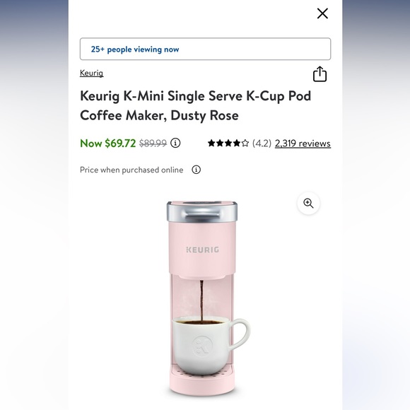 Keurig Other - Brand new Pink Keurig coffee maker